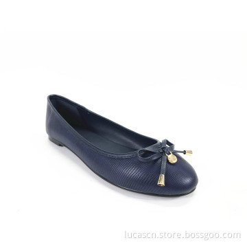 Round Toe Women Flats Slip on Ballettschuhe